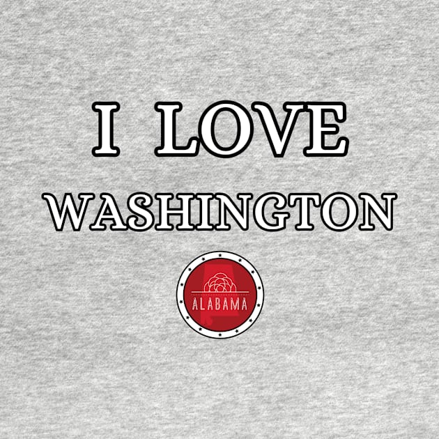 I love Washington | The best county of Alabama by euror-design